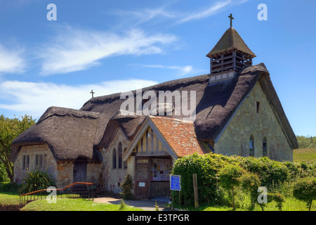 L'église Sainte-Agnès, l'eau douce, l'île de Wight, Angleterre, Royaume-Uni Banque D'Images