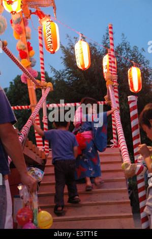 Matsuri (Festival d'été) au Japon. Banque D'Images