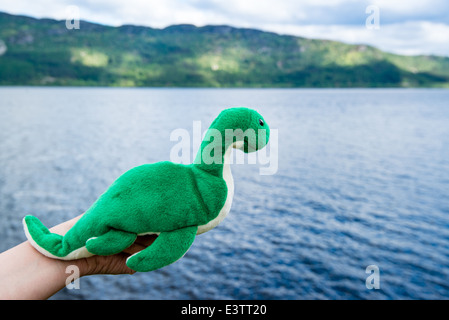 Nessie le monstre du Loch Ness : Banque D'Images