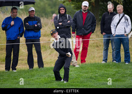 Pulheim, Allemagne. 29 Juin, 2014. Golfeur allemand Alex Cejka fait concurrence au cours de l'International s'ouvrir à l'Intestin Laerchenhof à Pulheim, près de Cologne, le 29 juin 2014. Photo : ROLF VENNENBERND/dpa/Alamy Live News Banque D'Images