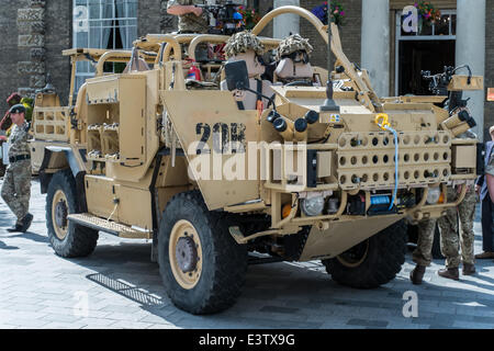 Salisbury, Royaume-Uni. 29 Juin, 2014. La Journée des Forces armées dans la région de Salisbury. 2014 La Journée des Forces armées des événements ont lieu dans tout le pays. Crédit : Paul Chambers/Alamy Live News Banque D'Images