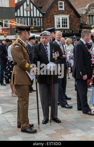 Salisbury, Royaume-Uni. 29 Juin, 2014. La Journée des Forces armées dans la région de Salisbury. 2014 La Journée des Forces armées des événements ont lieu dans tout le pays. Crédit : Paul Chambers/Alamy Live News Banque D'Images