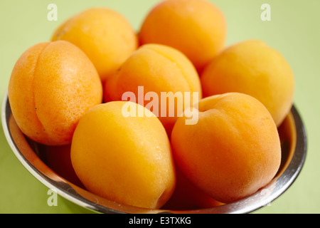 abricots mûrs Banque D'Images