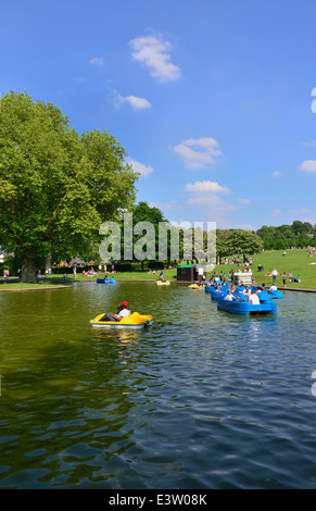 Lac de plaisance, le Parc de Greenwich, Londres, Royaume-Uni Banque D'Images