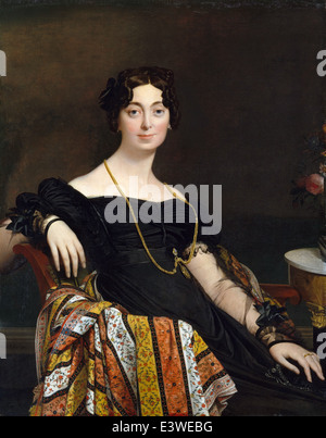 Jean Auguste Dominique Ingres - Madame Jacques-Louis Leblanc - 1823 - Musée rencontré - New-York Banque D'Images