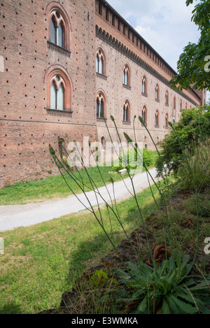 Château Visconti à Pavie Banque D'Images