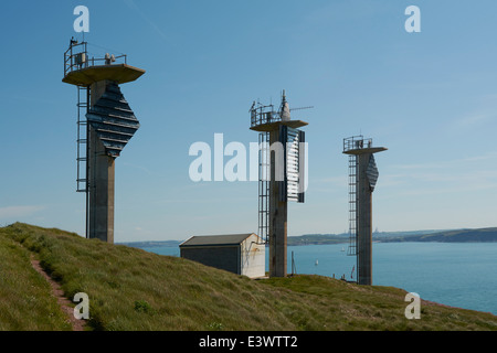 West Point Blockhaus - Pembrokeshire, Pays de Galles, Royaume-Uni Banque D'Images