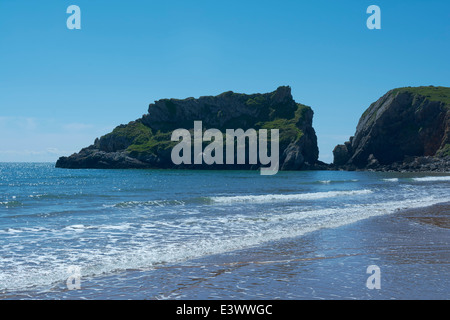 Grand Haven South Beach - Pembrokeshire, Pays de Galles, Royaume-Uni Banque D'Images