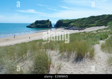 Grand Haven South Beach - Pembrokeshire, Pays de Galles, Royaume-Uni Banque D'Images