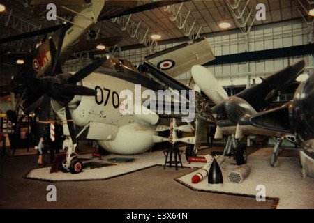 La Fairey Aviation Company était un constructeur aéronautique britannique connu pour produire des avions militaires et civils, avec un accent particulier sur les avions de la seconde Guerre mondiale. Le San Diego Air and Space Museum abrite plusieurs maquettes et artefacts de la collection Fairey. Banque D'Images