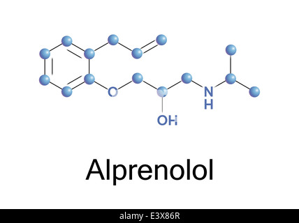 alprénolol Banque D'Images