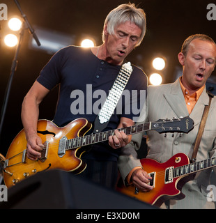 Royal Hospital Kilmainham, Dublin Kilmainham,24 juin,2014,Paul Weller et Steve Craddock en concert à Kilmainham le 24 Jun Banque D'Images