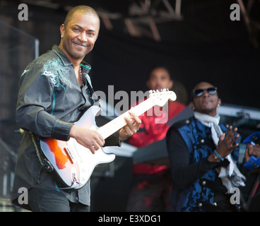 Westport Westport House,,Ireland,29 juin 2014,Jordy jouer live at the Westport Festival le 29 juin Banque D'Images