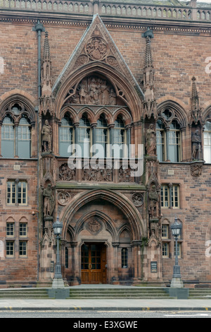 Entrée principale de la Scottish National Portrait Gallery sur Queen Street, Édimbourg Banque D'Images