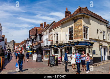 La High Street, Canterbury, Kent, UK Banque D'Images