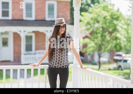 Portrait of teenage girl Banque D'Images