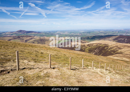 À la colline de Culter vers Tinto est tombé au-dessus dans les hautes terres du sud de Biggar de l'Écosse, au Royaume-Uni. Banque D'Images