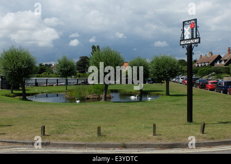 Lac de plaisance à Aldeburgh à Sussex East Anglia Angleterre Banque D'Images