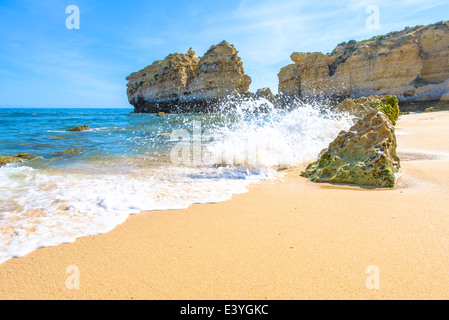 Vue d'une journée d'été à Albufeira, Portugal Banque D'Images