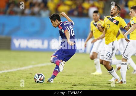 Cuiaba, Brésil. 24 Juin, 2014. Shinji Kagawa (JPN) Football/soccer Coupe du Monde : Brésil 2014 match du groupe C entre le Japon 1-4 Colombie à l'Arena Pantanal à Cuiaba, Brésil . © AFLO/Alamy Live News Banque D'Images