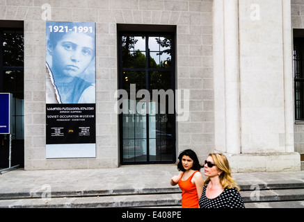 Musée de l'occupation soviétique (partie de la) Musée national géorgien Rustaveli Avenue, Tbilisi, Géorgie Banque D'Images