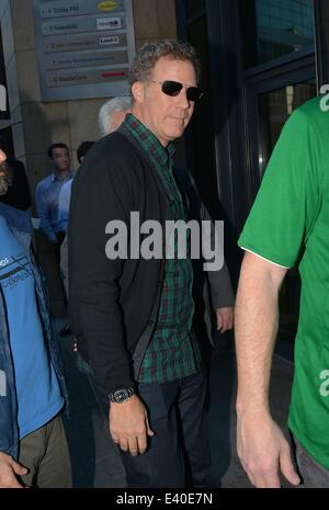 Les stars de "Présentateur 2 : La légende continue' à aujourd'hui d'enregistrer une interview FM pour le Ray Darcy montrer... En vedette : Will Ferrell Où : Dublin, Irlande Quand : 09 déc 2013 Banque D'Images