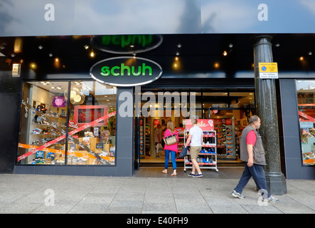 Schuh store Nottingham England UK Banque D'Images