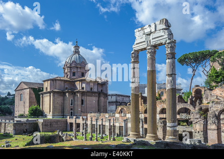 Forums Romains antiques à Rome, Italie Banque D'Images