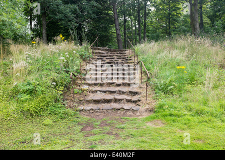 Jardins de Lowther Castle, Penrith, Cumbria, Royaume-Uni Banque D'Images