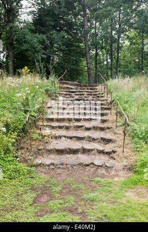 Jardins de Lowther Castle, Penrith, Cumbria, Royaume-Uni Banque D'Images