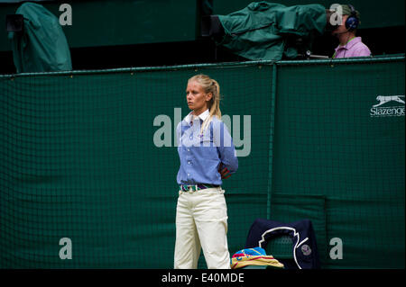 Wimbledon, Londres, Royaume-Uni. 1er juillet 2014. Tennis : Wimbledon Championship 2014, jour 8 des Championnats de tennis de Wimbledon à l'All England Lawn Tennis et croquet Club à Wimbledon le 1 juillet 2014, Londres, Angleterre. Dpa : Crédit photo alliance/Alamy Live News Banque D'Images