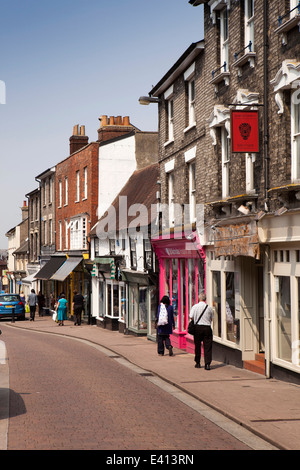 Royaume-uni l'Angleterre, dans le Suffolk, Bury St Edmunds, St John's Street Banque D'Images