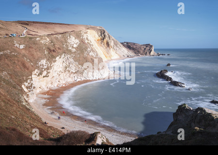 St Oswald's Bay (Dordle porte, Dorset Uk) Banque D'Images