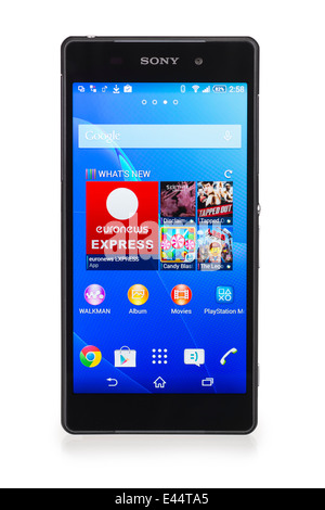 Sony Xperia Z2 Smartphone Android Mobile Phone Banque D'Images