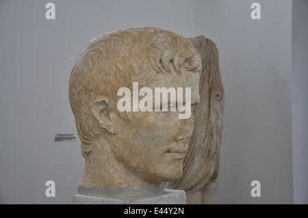 Musée de site archéologique, Tindari, Patti, Messine, Sicile, Italie Banque D'Images