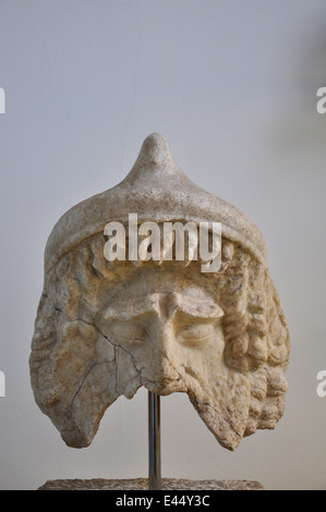 Musée de site archéologique, Tindari, Patti, Messine, Sicile, Italie Banque D'Images