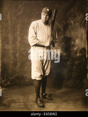 Babe Ruth, joueur américain de baseball Babe Ruth Banque D'Images