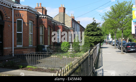 Clonliffe Road près de Croke Park Stadium de Dublin City au cours de l'accumulation d'une série de concerts de haut niveau Banque D'Images