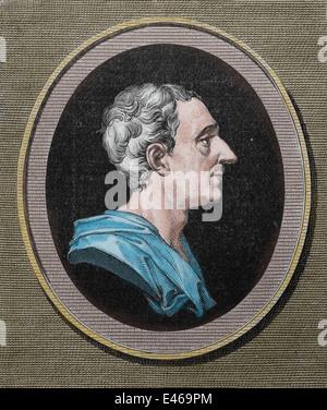 Montesquieu (1689-1755). Avocat et homme politique français, philosophe. Théorie : la séparation des pouvoirs. Siècle des Lumières. Banque D'Images