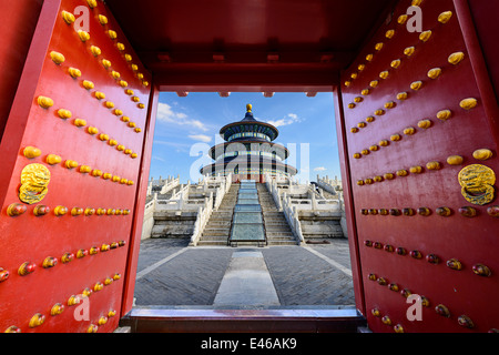 Beijing, Chine au Temple du Ciel. Banque D'Images