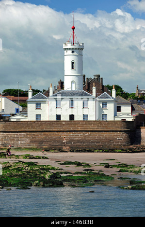 Le Bell Rock Signal Tower Museum, Arbroath, Angus, Scotland Banque D'Images