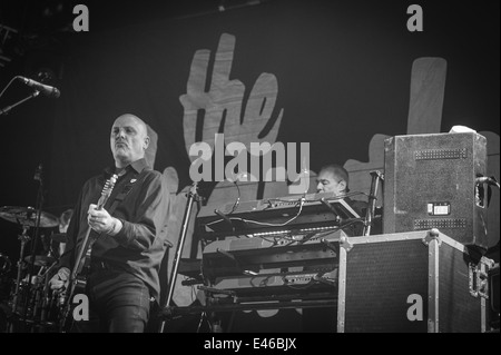 Les STRANGLERS au festival théorie barbu Banque D'Images