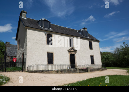 Maison Blochairn, une des plus anciennes maisons de Glasgow et de la pensée d'être hantée. Banque D'Images