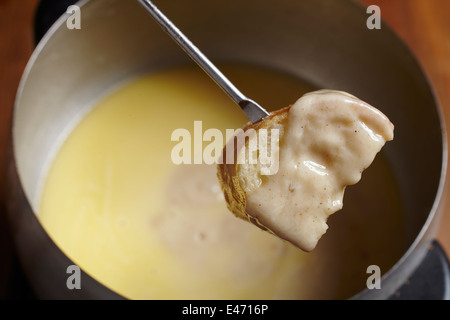 Fondue au fromage classique Banque D'Images