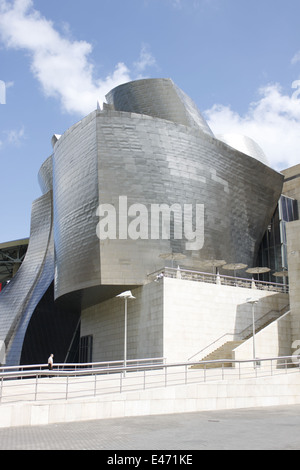 Musée Guggenheim de Bilbao, Bilbo, Biscaye, Pays Basque, Espagne. Banque D'Images