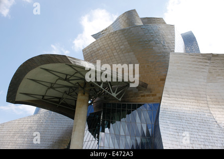 Musée Guggenheim de Bilbao, Bilbo, Biscaye, Pays Basque, Espagne. Banque D'Images