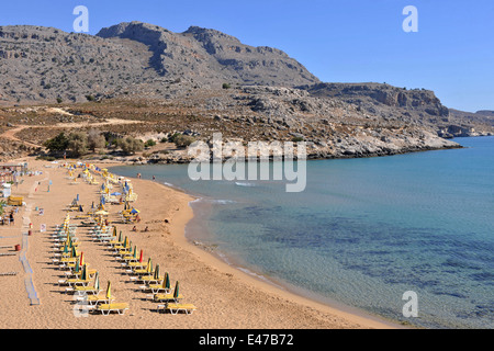 Spanien, Rhodos, Charaki, Agathi-Strand Banque D'Images