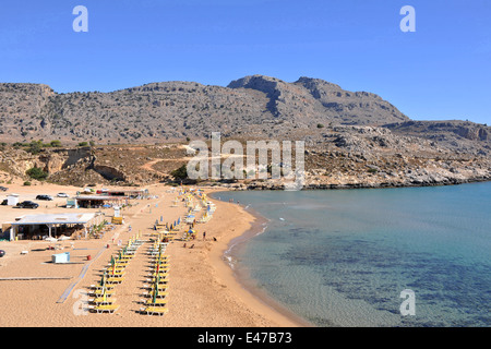 Spanien, Rhodos, Charaki, Agathi-Strand Banque D'Images