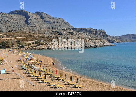 Spanien, Rhodos, Charaki, Agathi-Strand Banque D'Images