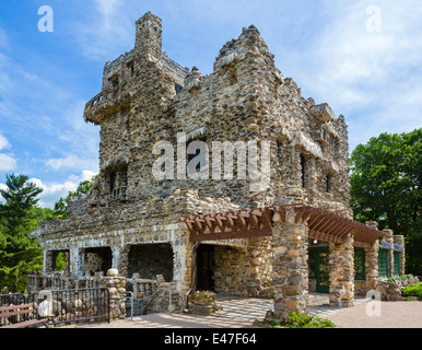 Château de Gillette, ancienne résidence de l'acteur William Gillette, Gillette Castle State Park, East Haddam, Connecticut, USA Banque D'Images